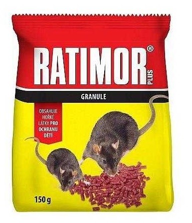 Ratimor granule jed na myši 150g - Zahradní a sezónní produkty Nástrahy a lapače